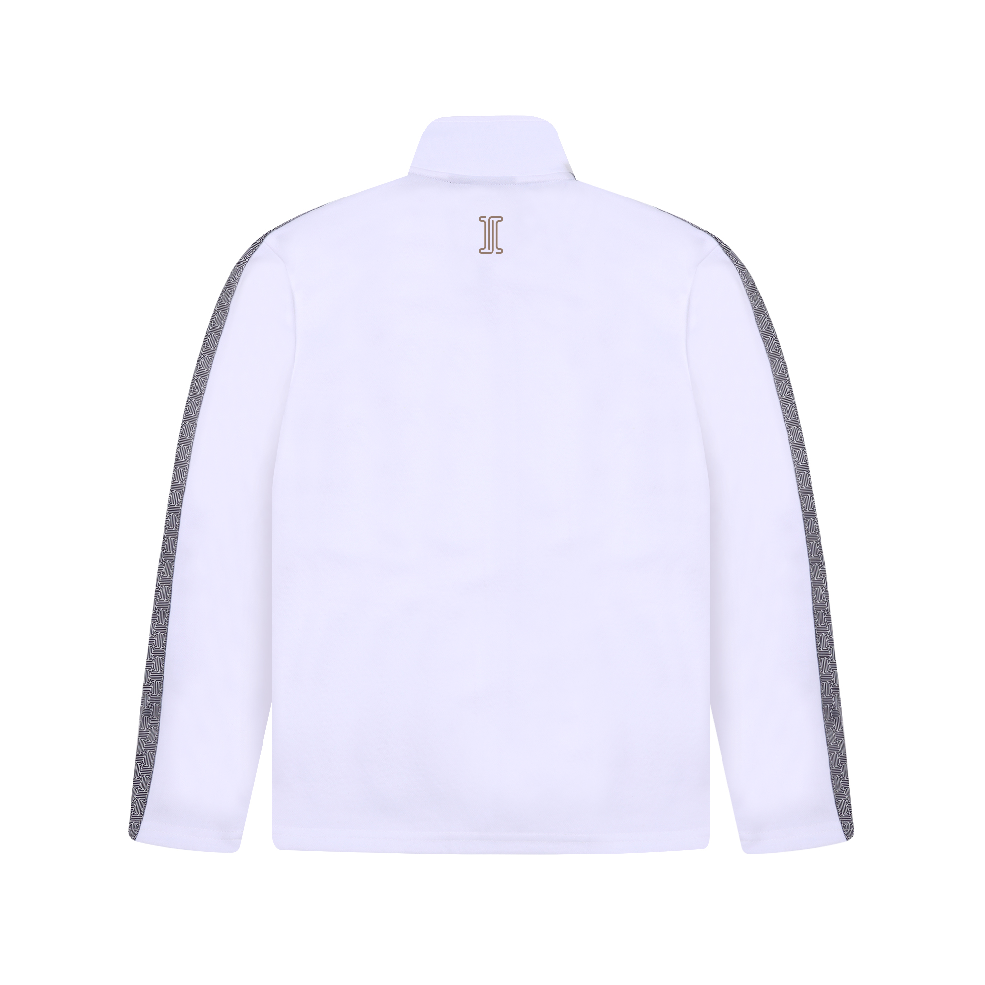 Inferis Apex Track Jacket Enfants Productfoto Wit Achteraanzicht