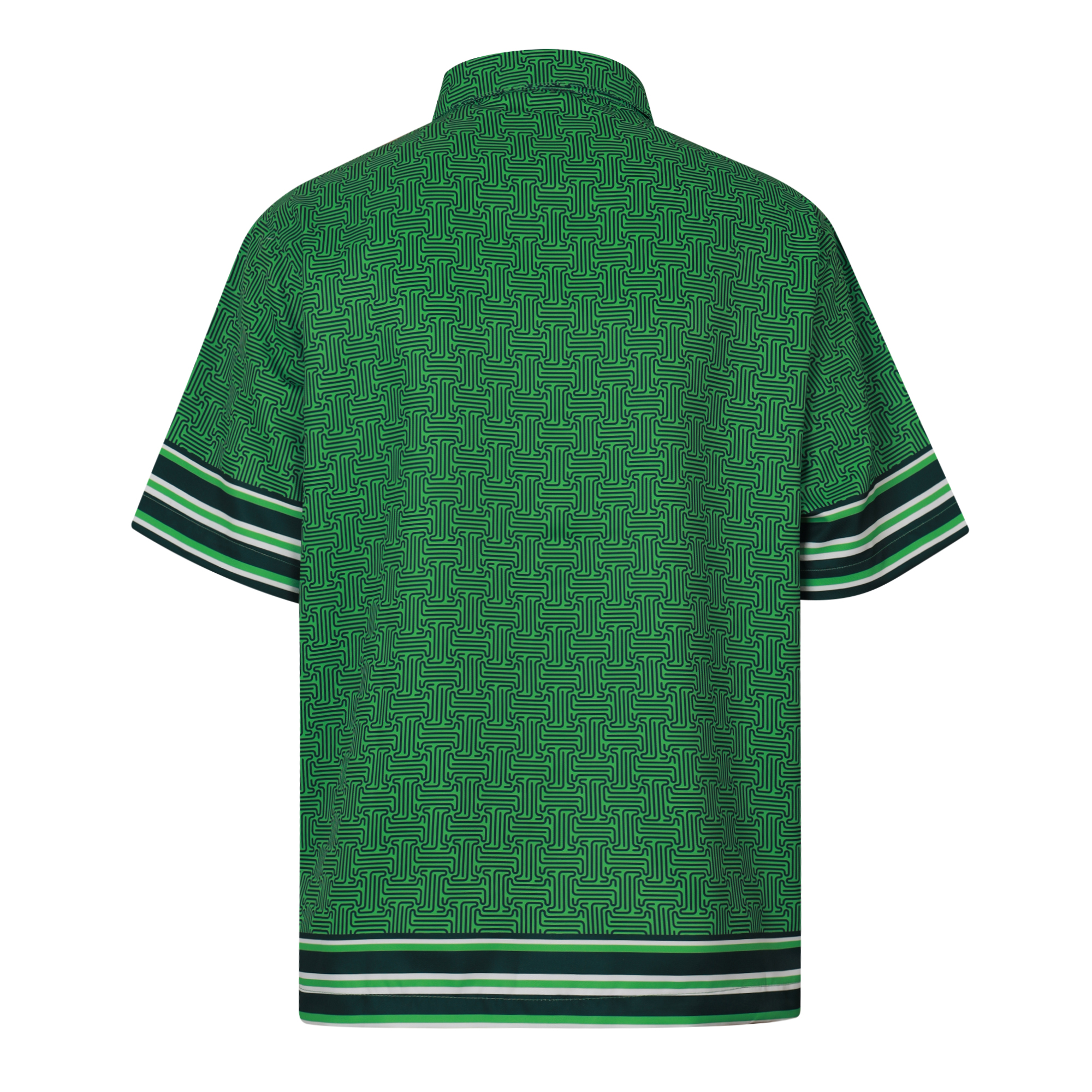 Inferis Riviera Maze Set Shirt. Groen. Achterkant