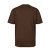 Inferis Signature Cotton Tee. Bruin. Achterkant