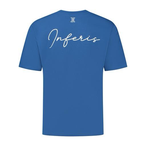 Inferis Sirocco Tee Blauw Productfoto Achteraanzicht